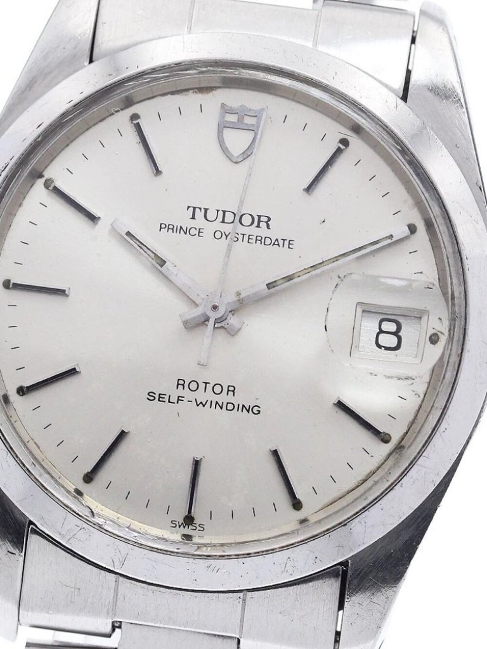 TUDOR Prince Oyster Date 74000 Silver Dial Automatic Men's Watch